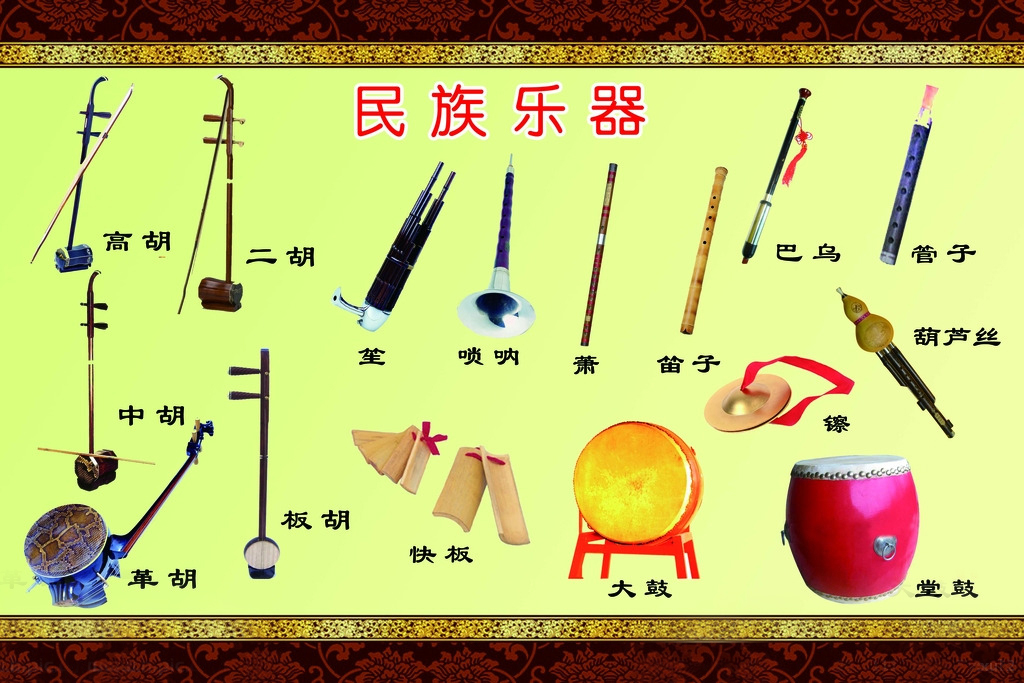 藝考樂器有哪些,民族樂器展示